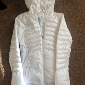 COPY - Lululemon Down for it all white size 4